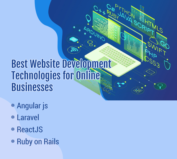 Best Website Development Technologies for Online Businesses